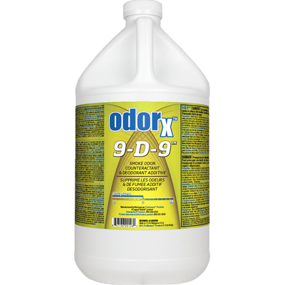 9-D-9 OdorX Chemical Jug