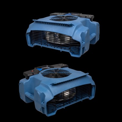 Dri-Eaz Rogue Airmover, Side Angles
