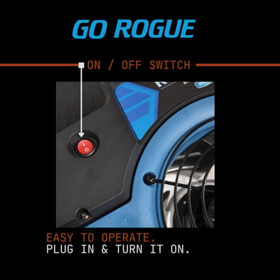 Dri-Eaz Rogue Airmover, Control Switch