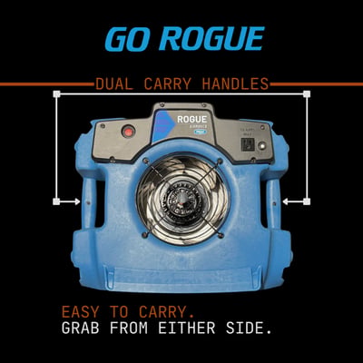 Dri-Eaz Rogue Airmover, Dual Carry Handles