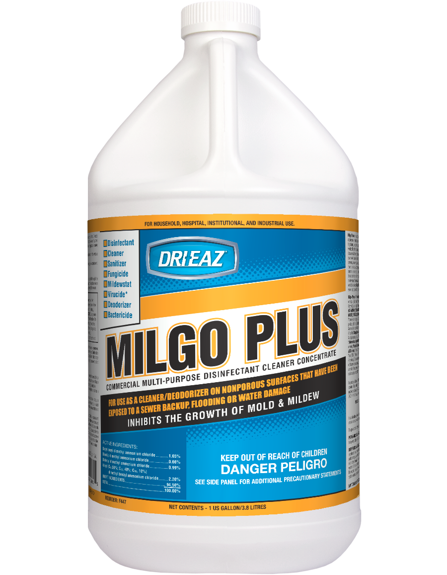 Milgo SR Deodorizer Professional Strength Concentrate Rids Odors 4 Bottles M4705 